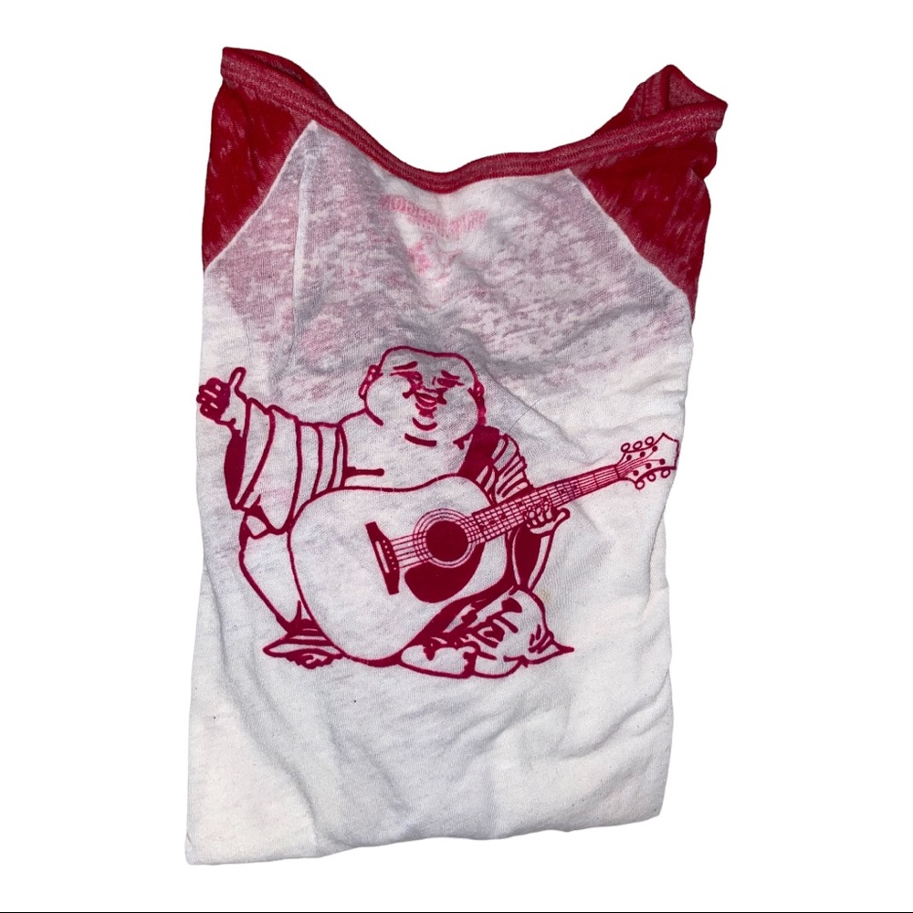 True Religion Mid sleeve shirt. Classic buhda logo